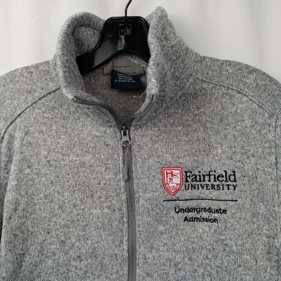 Fairfield University College Women Fleece Undergraduate Jacket Gray - Picture 2 of 8